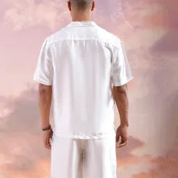 the indian garage co Men Tropical Print Shirt & Shorts Co-Ord Set image 3