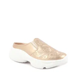 fausto Women Leaf Print Casual Slip-On Shoes image 3