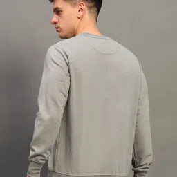 alpha tribe Men Regular Fit Sweatshirt image 3