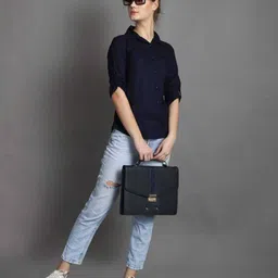 tandul x ag Women Regular Fit Cotton Shirt image 3