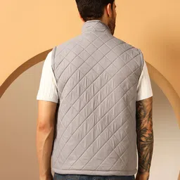 christy world x ag Men Regular Fit Zip-Front Gilet image 3