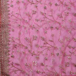 mbz.in by meena bazaar Women Embroidery Unstitched Dress Material image 3