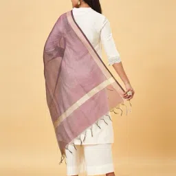 rangmanch by pantaloons Women Checks Dupatta image 3
