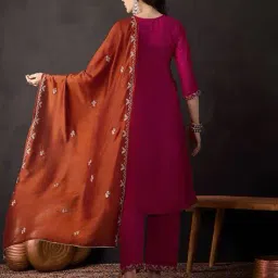 kvs fab Women Floral Straight Kurta Set image 3