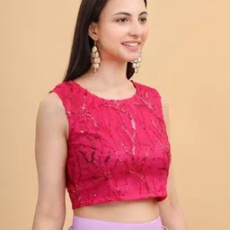 frolic rolic Women Embroidered Side-Open Blouse image 3