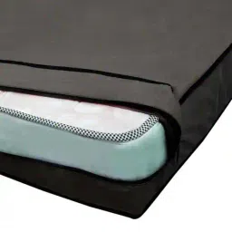 dream care Single Bed Waterproof Mattress Cover with Zipper - 36"x78"x6" image 3