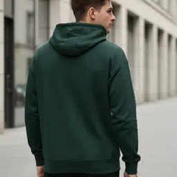 Shein Drop Shoulder Numeric Chest Print Hoodie image 3