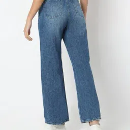 spykar Women Lightly Washed High-Rise Flared Jeans image 3