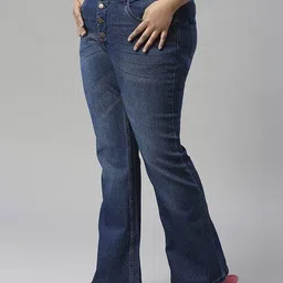 high star Mid-Wash Bootcut Jeans image 3