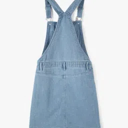 rio girls Girls Printed Regular Fit T-Shirt & Dungaree Set image 3