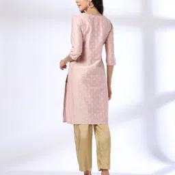 avaasa mix n' match Women Floral Print Straight Kurta image 3