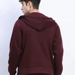 dogman Men Regular Fit Hoodie with Zip-Front Closure image 3