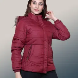 leia Women Regular Fit Hooded Jacket image 3