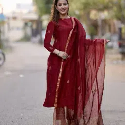 gosriki Women Straight Kurta Suit Set image 3