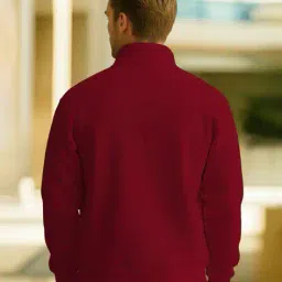 buda jeans co Men Regular Fit Sweatshirt with Half-Zip Closure image 3