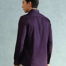 arrow newyork Men Spread Collar Slim Fit Shirt image 3