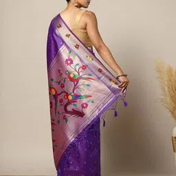 indie picks Banarasi Art Silk Traditional Saree image 3