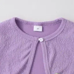 hopscotch Girls Shirt Dress & Shrug Set image 3