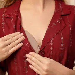 zelena Women Ikat Print Fit & Flare Dress image 3