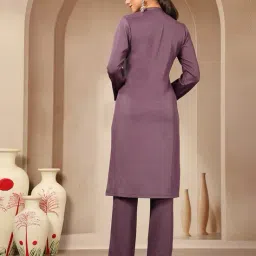 nayam by lakshita Women Embroidered 2-Piece Straight Kurta Set image 3