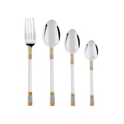 fns  Stainless Steel 24 Pc Cutlery Set with Leatherette Box  image 3