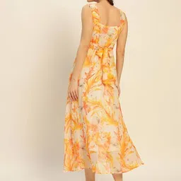 leia Women Floral Print A-Line Dress image 3