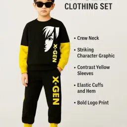 actlive Boys Printed Pack of 2 Tracksuit Set image 3
