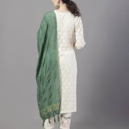 tulsattva Embroidered Straight Kurta Set image 5