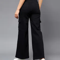 miss chase Women Wide Leg Jeans with 5-Pocket Styling image 4