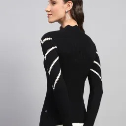 monte carlo Women Ribbed Round-Neck Pullover image 4