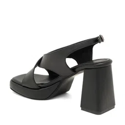 valiosaa Women Square-Toe Heeled Sandals with Buckle Fastening image 4