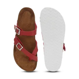 mozafia Women Flat Sandals with PU upper image 4