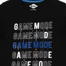 lee cooper Typographic Print Crew-Neck T-shirt image 4