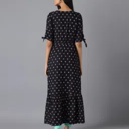 aurelia Block Print A-Line Maxi Dress image 4