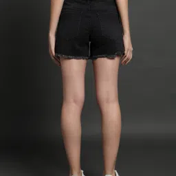 spykar Women Mid-Rise Denim Shorts image 4