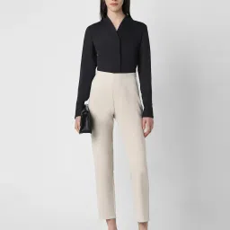 van heusen Women Regular Fit Shirt with Shawl Collar image 4