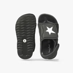 fiery feet Star Print Slip-On Sandals image 4