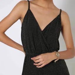 glamorous Shimmery Strappy Jumpsuit image 4