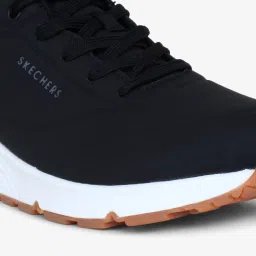 skechers Uno Stand On Air Textured Panelled Lace-Up Casual Shoes image 4