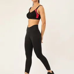 lady lyka Sports Bra with Elasticated Hemline image 4