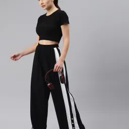 laabha Striped Flared Trackpants image 4