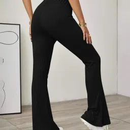 sugathari High-Rise Bootcut Trousers image 4