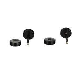 bold by priyaasi Brass Round Shape Stud Earrings image 4