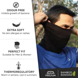 heelium Pack of 2 Bamboo Bandanas image 4