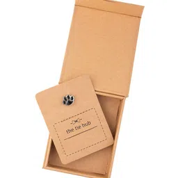 the tie hub Metallic Paw Print Lapel Pin image 4
