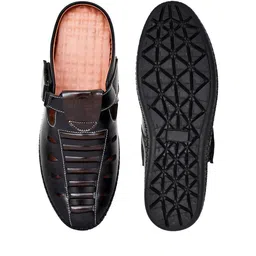 foxyfoot Round-Toe Shoe-Style Sandals with Velcro Fastening image 4