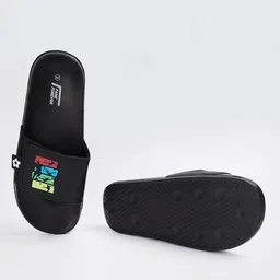 fame forever by lifestyle Boys Printed Slip-On Slides image 4