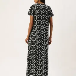 nejo - the new mom's journey Women Polka-Dot Nightie with Short Sleeves image 4