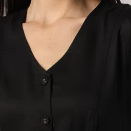 buda jeans co Tencel Overdye Shirt Dress image 4