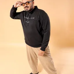 hardsoda Men Typographic Print Regular Fit Sweatshirt image 4